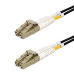 Picture of 0.5m LC to LC Black OM4 Duplex LSZH Fiber Patch Cable