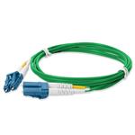 Picture of 0.5m LC to LC Green OS2 Duplex OFNP (Plenum-Rated) SMF Fiber Patch Cable