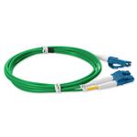 Picture of 0.5m LC to LC Green OS2 Duplex OFNP (Plenum-Rated) SMF Fiber Patch Cable