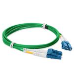 Picture of 0.5m LC to LC Green OS2 Duplex OFNP (Plenum-Rated) SMF Fiber Patch Cable