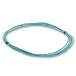 Picture of 0.5m LC to LC Aqua OM4 Simplex OFNR (Riser-Rated) Fiber Patch Cable