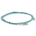 Picture of 0.5m LC to LC Aqua OM4 Simplex OFNR (Riser-Rated) Fiber Patch Cable