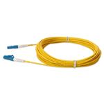Picture of 0.5m LC to LC Yellow OS2 Simplex LSZH SMF Fiber Patch Cable