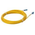 Picture of 0.5m LC to LC Yellow OS2 Simplex LSZH SMF Fiber Patch Cable