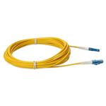 Picture of 0.5m LC to LC Yellow OS2 Simplex LSZH SMF Fiber Patch Cable