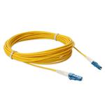 Picture of 0.5m LC to LC Yellow OS2 Simplex LSZH SMF Fiber Patch Cable