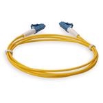 Picture of 0.5m LC to LC Yellow OS2 Simplex OFNP (Plenum-Rated) SMF Fiber Patch Cable