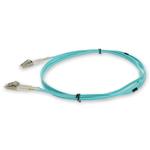 Picture of 1.5m LC to LC Aqua OM3 Duplex OFNR (Riser-Rated) Fiber Patch Cable