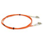 Picture of 1.5m LC to LC Orange OM4 Duplex OFNR (Riser-Rated) Fiber Patch Cable