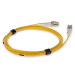 Picture of 1.5m LC to LC Yellow OM4 Duplex OFNR (Riser-Rated) Fiber Patch Cable