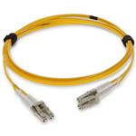 Picture of 1.5m LC to LC Yellow OM4 Duplex OFNR (Riser-Rated) Fiber Patch Cable