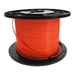 Picture of 100m LC to LC Orange OM4 Duplex OFNR (Riser-Rated) TAA Fiber Patch Cable