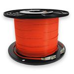 Picture of 100m LC to LC Orange OM4 Duplex OFNR (Riser-Rated) TAA Fiber Patch Cable