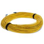 Picture of 100m LC to LC Yellow OS2 Simplex OFNR (Riser-Rated) SMF Fiber Patch Cable
