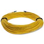 Picture of 100m LC to LC Yellow OS2 Simplex OFNR (Riser-Rated) SMF Fiber Patch Cable