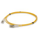 Picture of 10m LC to LC Yellow OM2 Duplex OFNR (Riser-Rated) Fiber Patch Cable
