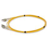 Picture of 10m LC to LC Yellow OM2 Duplex OFNR (Riser-Rated) Fiber Patch Cable
