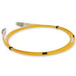 Picture of 10m LC to LC Yellow OM2 Duplex OFNR (Riser-Rated) Fiber Patch Cable