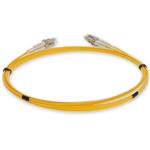 Picture of 10m LC to LC Yellow OM2 Duplex OFNR (Riser-Rated) Fiber Patch Cable