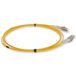 Picture of 10m LC to LC Yellow OM2 Duplex OFNR (Riser-Rated) Fiber Patch Cable