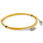 Picture of 10m LC to LC Yellow OM2 Duplex OFNR (Riser-Rated) Fiber Patch Cable