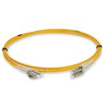 Picture of 10m LC to LC Yellow OM2 Duplex OFNR (Riser-Rated) Fiber Patch Cable