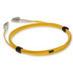 Picture of 10m LC to LC Yellow OM3 Duplex OFNR (Riser-Rated) Fiber Patch Cable