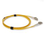 Picture of 10m LC to LC Yellow OM3 Duplex OFNR (Riser-Rated) Fiber Patch Cable
