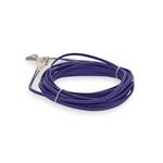 Picture of 10m LC to LC Purple OM4 Duplex OFNP (Plenum-Rated) TAA Fiber Patch Cable