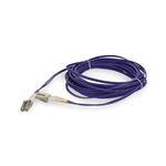 Picture of 10m LC to LC Purple OM4 Duplex OFNP (Plenum-Rated) Fiber Patch Cable