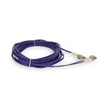 Picture of 10m LC to LC Purple OM4 Duplex OFNP (Plenum-Rated) Fiber Patch Cable