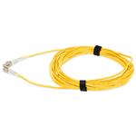 Picture of 10m LC to LC Yellow OM4 Duplex OFNP (Plenum-Rated) TAA Fiber Patch Cable