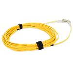 Picture of 10m LC to LC Yellow OM4 Duplex OFNP (Plenum-Rated) TAA Fiber Patch Cable