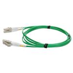 Picture of 10m LC to LC Green OM1 Duplex OFNR (Riser-Rated) MMF Fiber Patch Cable