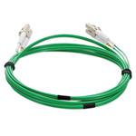 Picture of 10m LC to LC Green OM1 Duplex OFNR (Riser-Rated) MMF Fiber Patch Cable