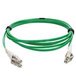 Picture of 10m LC to LC Green OM1 Duplex OFNR (Riser-Rated) MMF Fiber Patch Cable