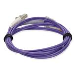Picture of 10m LC to LC Purple OM1 Duplex OFNR (Riser-Rated) MMF Fiber Patch Cable