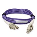 Picture of 10m LC to LC Purple OM1 Duplex OFNR (Riser-Rated) MMF Fiber Patch Cable