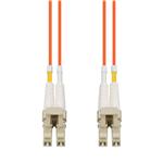 Picture of 10m LC to LC Orange OM1 Duplex OFNP (Plenum-Rated) MMF Fiber Patch Cable