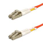 Picture of 10m LC to LC Orange OM1 Duplex OFNP (Plenum-Rated) MMF Fiber Patch Cable