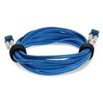 Picture of 10m LC to LC Blue OS2 Duplex OFNR (Riser-Rated) SMF Fiber Patch Cable