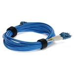 Picture of 10m LC to LC Blue OS2 Duplex OFNR (Riser-Rated) SMF Fiber Patch Cable