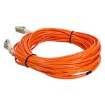 Picture of 11m LC to LC Orange OM4 Duplex OFNR (Riser-Rated) Fiber Patch Cable