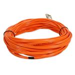 Picture of 11m LC to LC Orange OM4 Duplex OFNR (Riser-Rated) Fiber Patch Cable