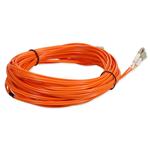 Picture of 11m LC to LC Orange OM4 Duplex OFNR (Riser-Rated) Fiber Patch Cable