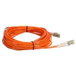 Picture of 11m LC to LC Orange OM4 Duplex OFNR (Riser-Rated) Fiber Patch Cable