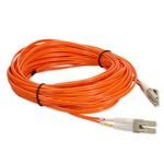 Picture of 11m LC to LC Orange OM4 Duplex OFNR (Riser-Rated) Fiber Patch Cable
