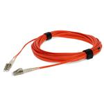 Picture of 12m LC to LC Orange OM2 Duplex OFNR (Riser-Rated) Fiber Patch Cable
