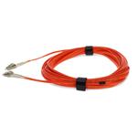 Picture of 12m LC to LC Orange OM2 Duplex OFNR (Riser-Rated) Fiber Patch Cable