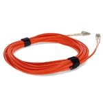Picture of 12m LC to LC Orange OM2 Duplex OFNR (Riser-Rated) Fiber Patch Cable